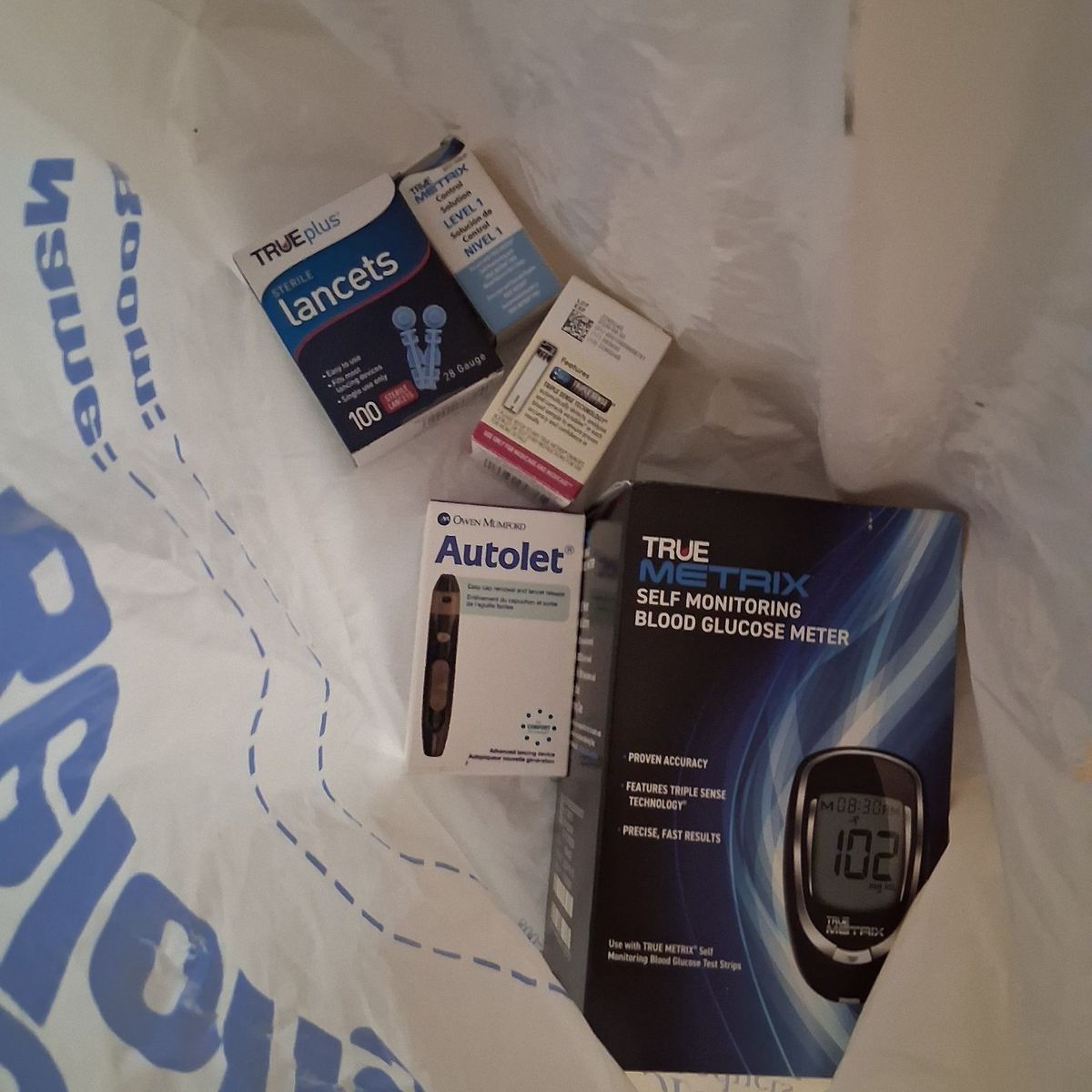 Free, unopened glucometer kit.