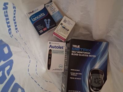 Free, unopened glucometer kit.