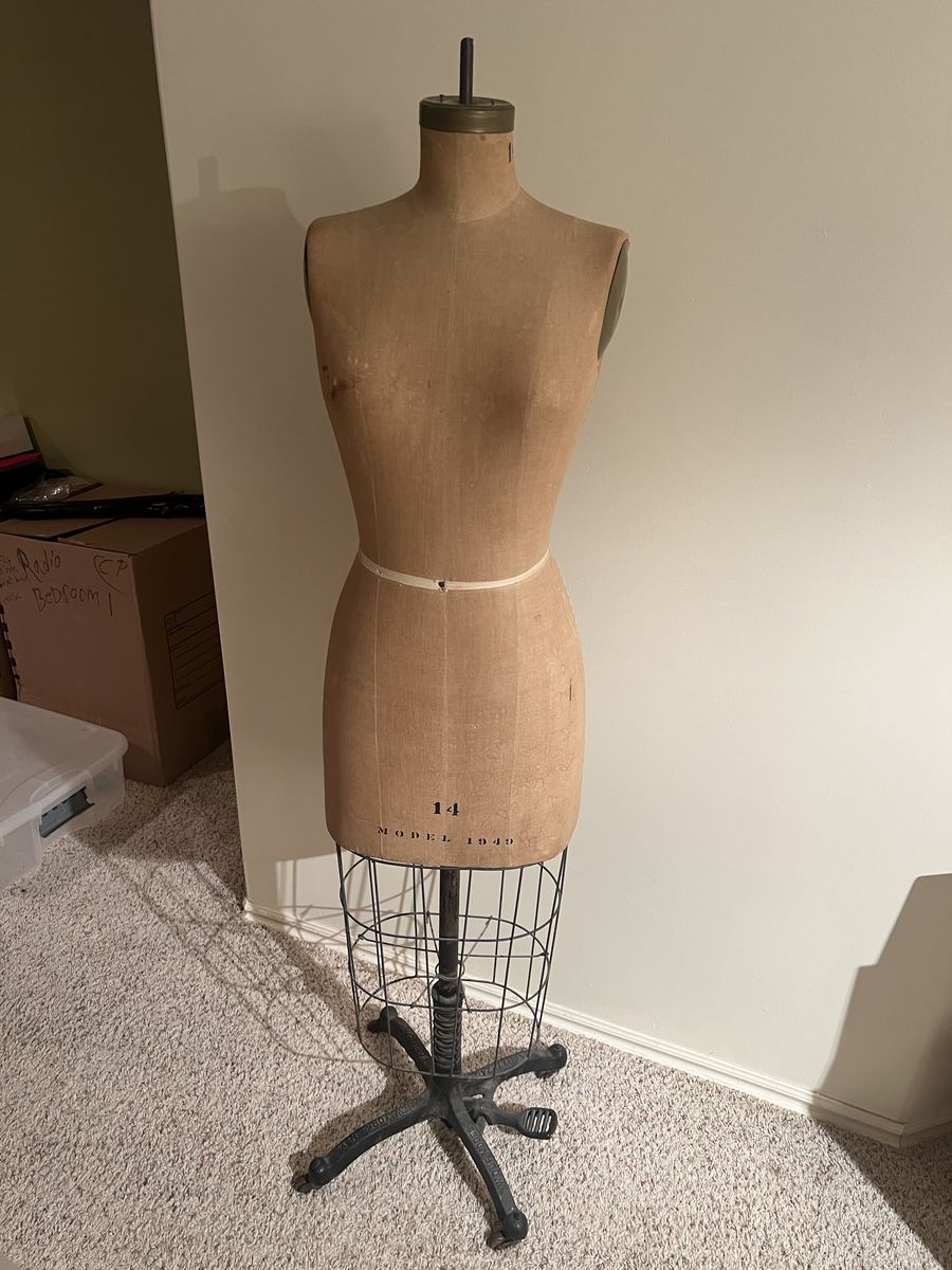 Vintage Wolf Dress Form