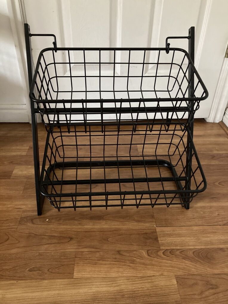 Two Tier Members Mark Brand Fruit Basket