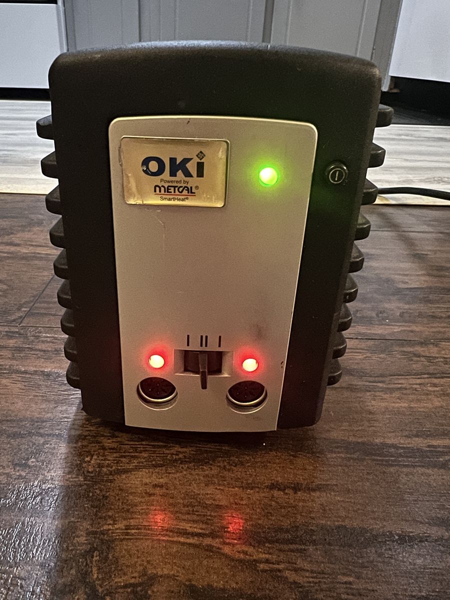 OKi SmartHeat Dual-Channel Soldering Station —Complete & Fully Working