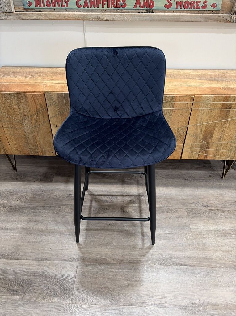 Blue Bar Stool