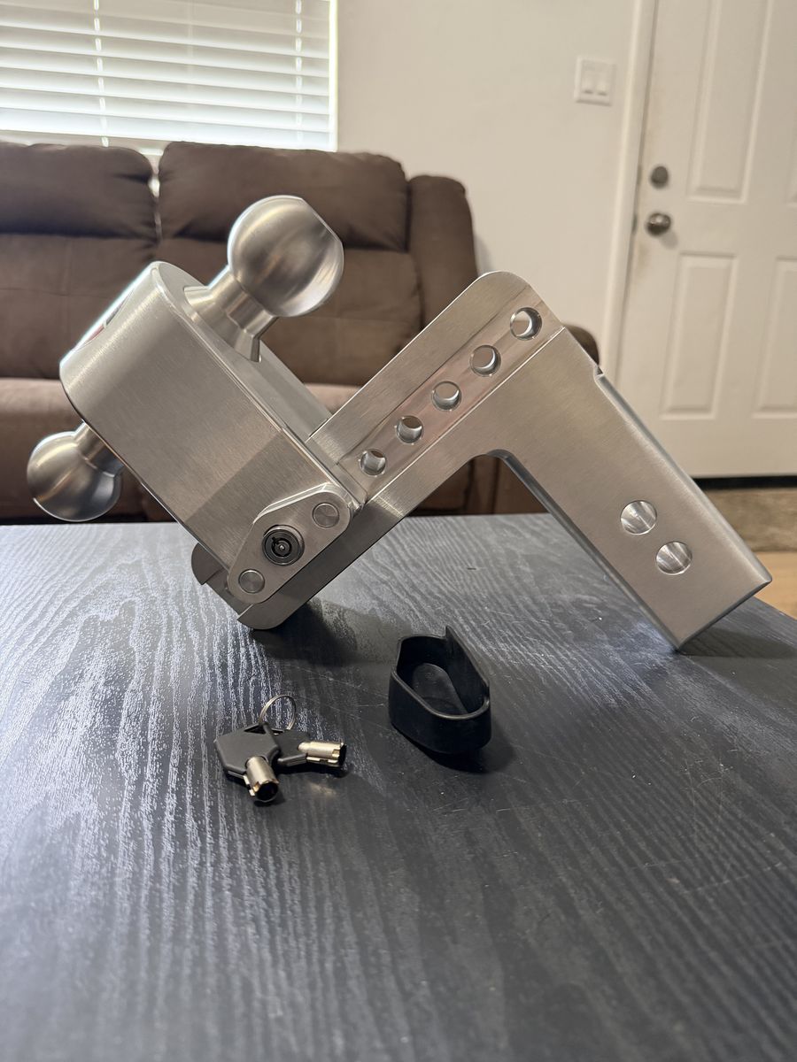 Aluminum Trailer Hitch 6” Drop & 2.5” Shank