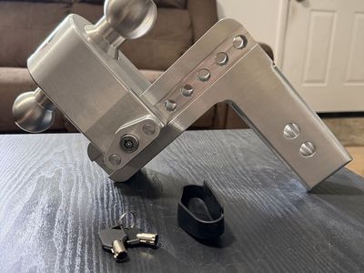 Aluminum Trailer Hitch 6” Drop & 2.5” Shank