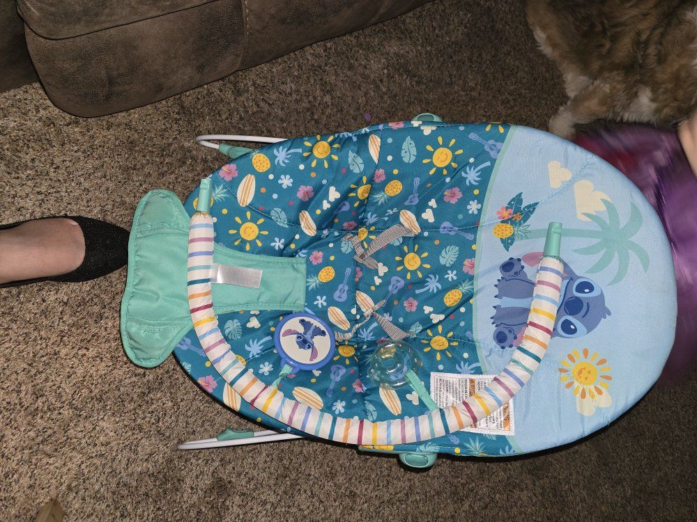 Disney Baby Stitch Aloha Vibes Bouncer