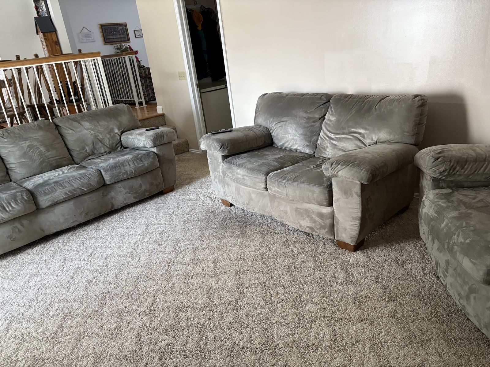Free Sofa, loveseat, chair, ottoman set