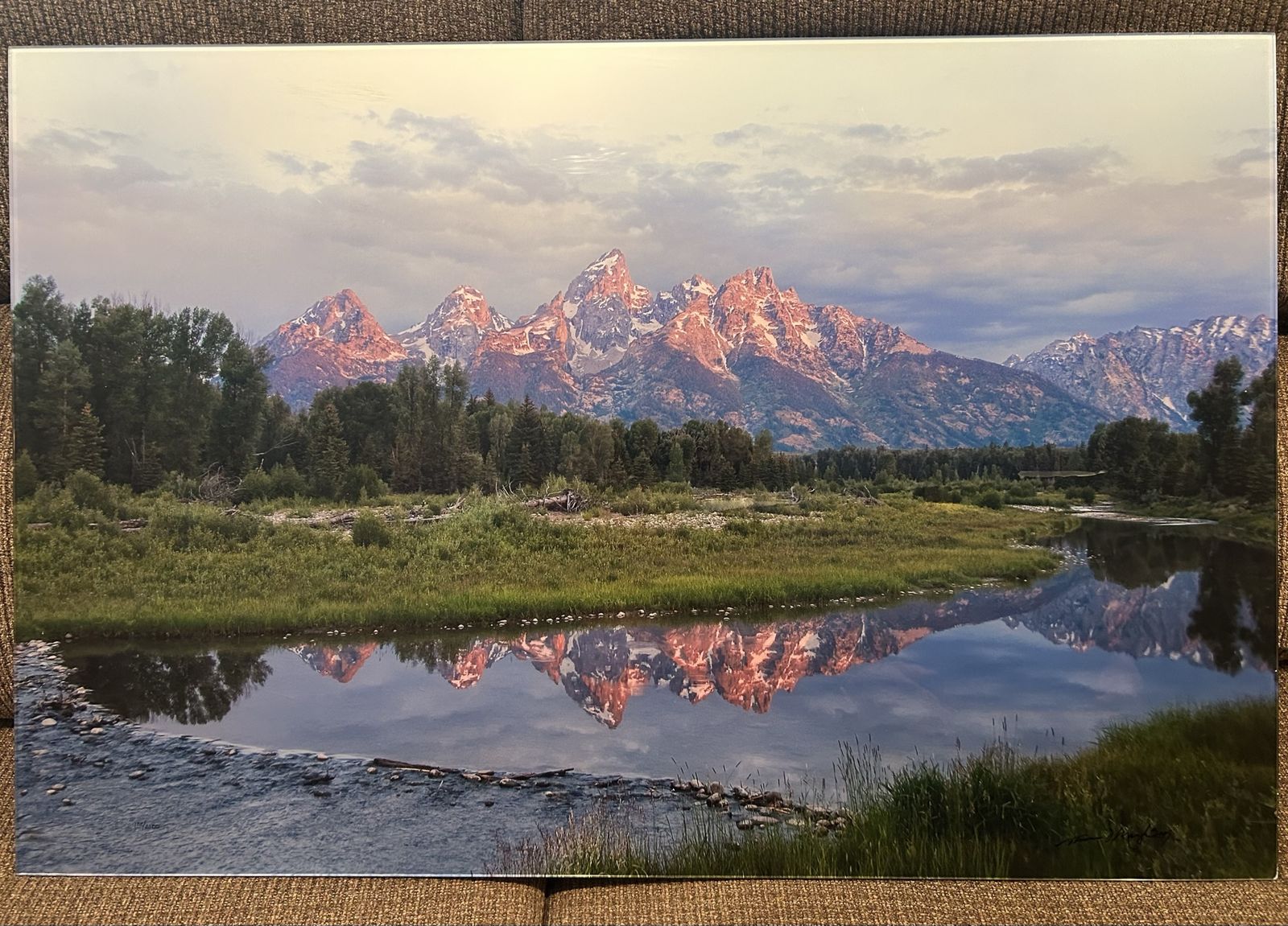 Thomas D. Mangelsen Limited Edition Print Morning Along The Snake River 20x30 COA