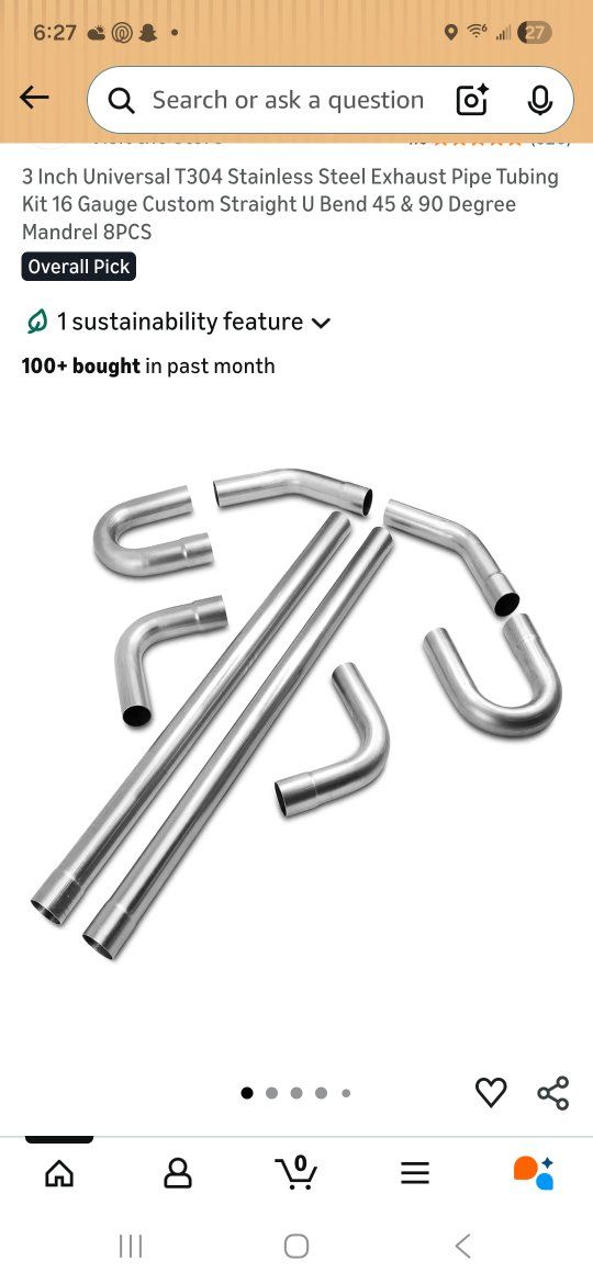 3 in universal exhaust pipe kit