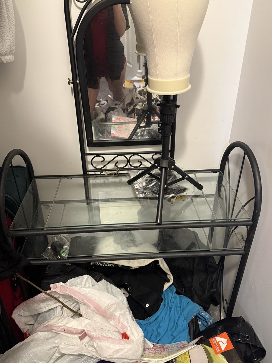 Glass vanity for sale