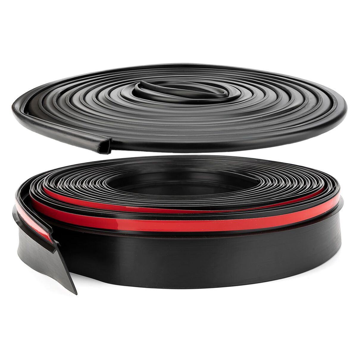 RV Slide Out Black Rubber  D Seal Wiper