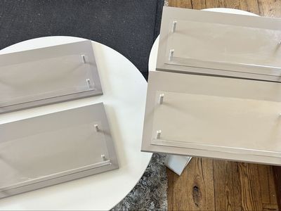 Four (4) Wall Display Holders Office CB2