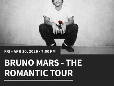 Six Bruno Mars tickets opening night in Vegas