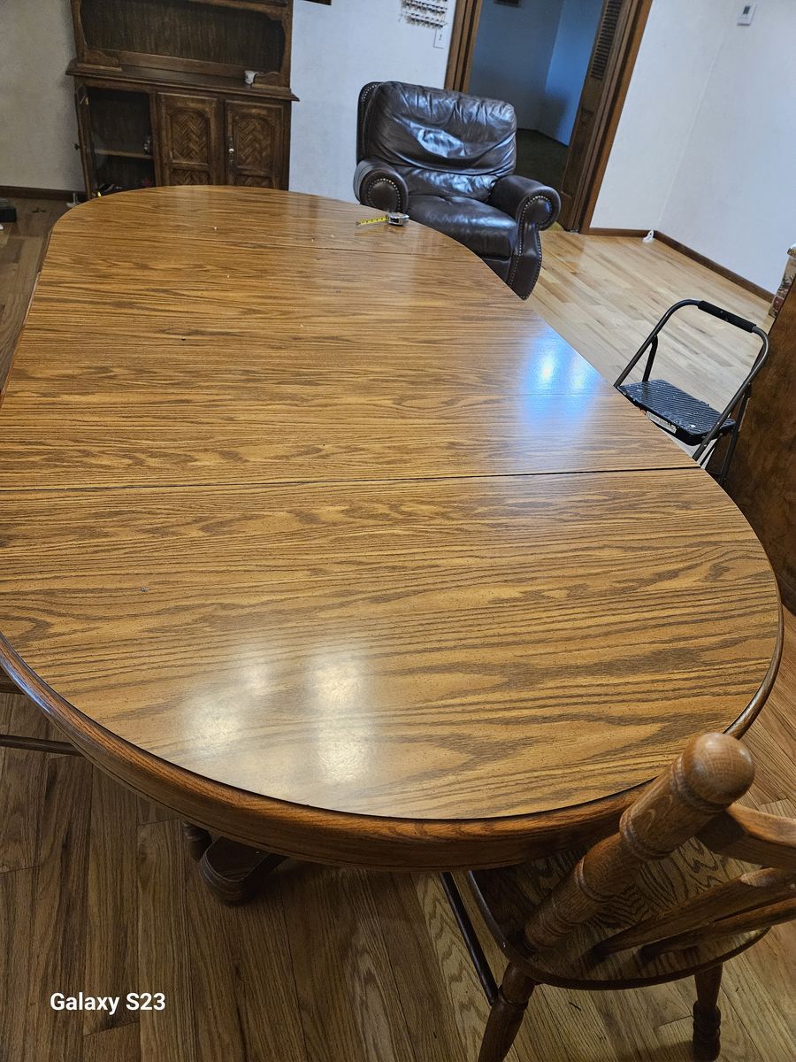 Dinning table with two chairs