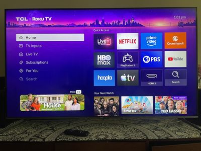 TCL 55” QLED 4K Smart Roku TV