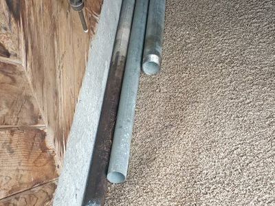 galvanized pipe 3" and 2" $30.00