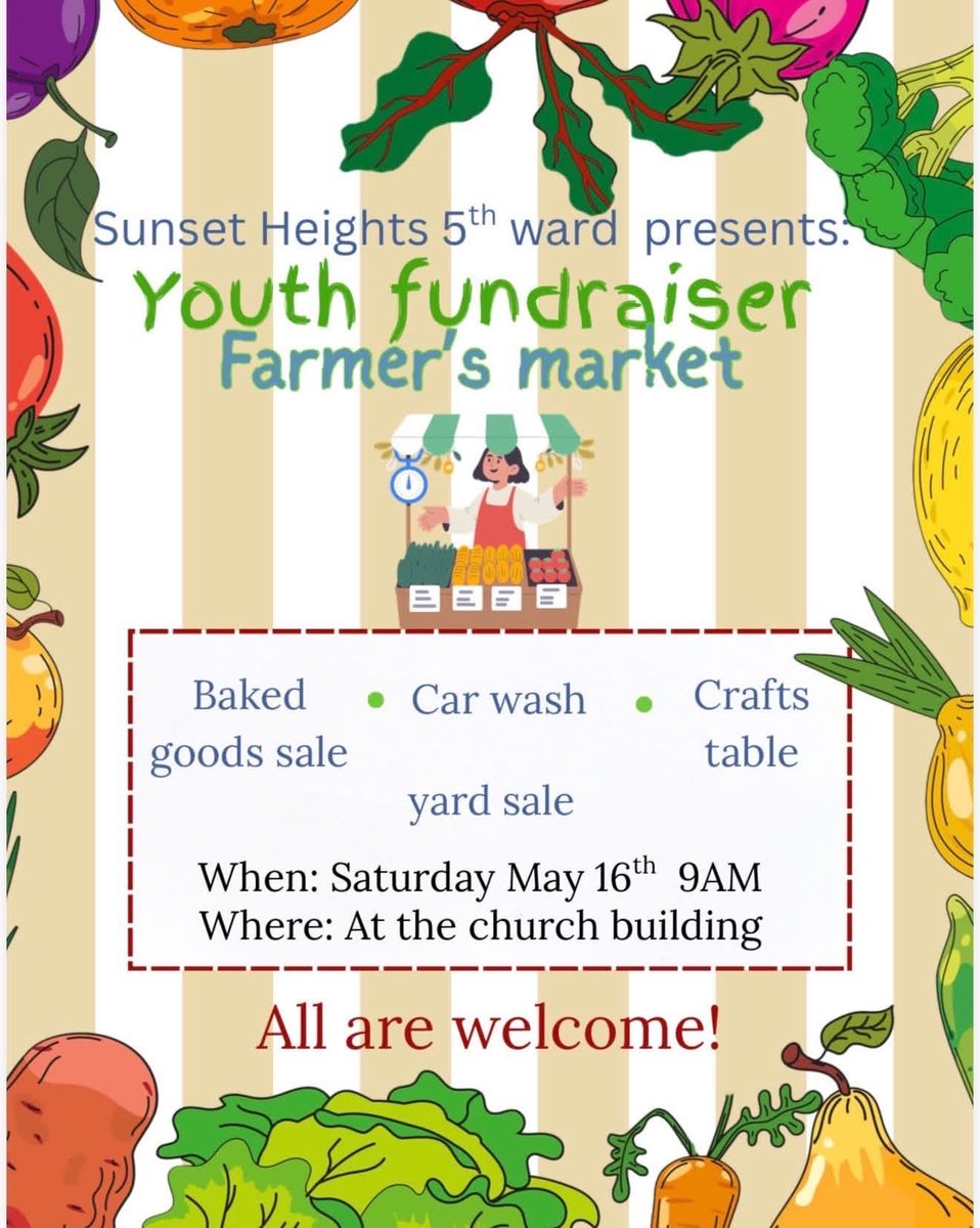 Youth fundraiser yard sale