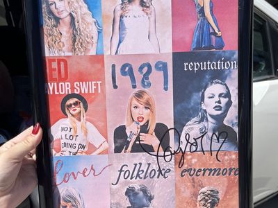 Taylor Swift Eras Tour Framed Poster - Fearless, 1989, Lover, Folklore, Evermore & More