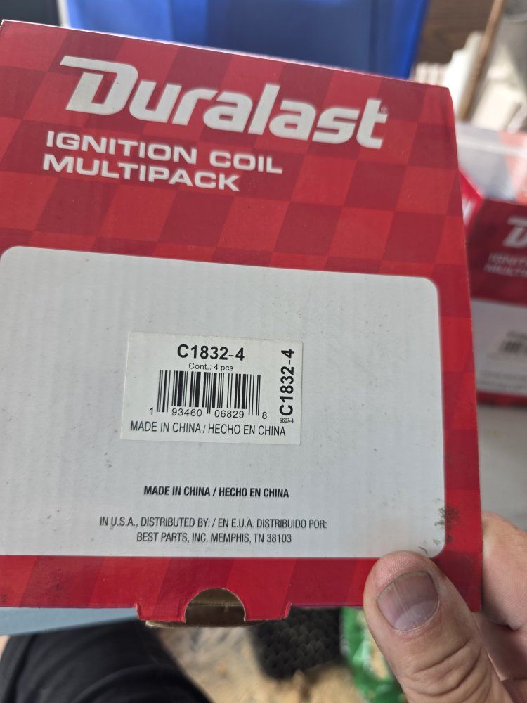Duralast C1832-4 Ignition Coil Multipack Set of 4 Honda