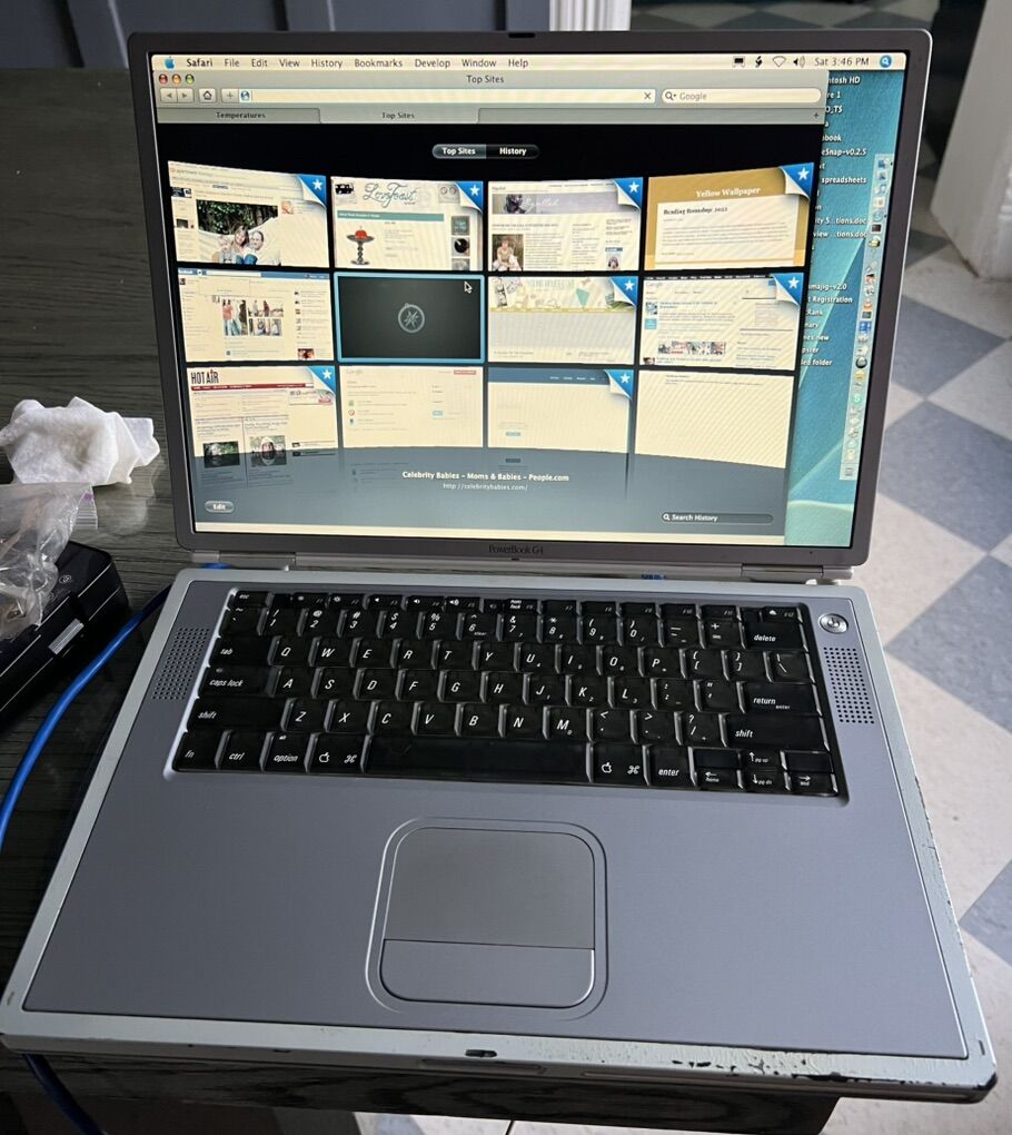 Apple Powerbook G4 Titanium 24 y/o Laptop