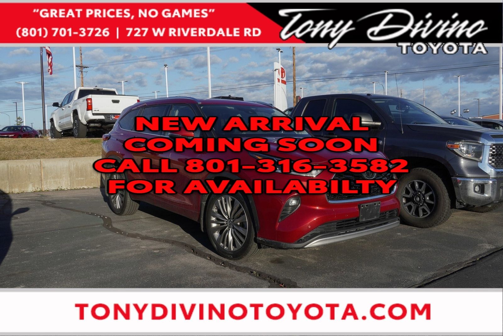 2020 TOYOTA HIGHLANDER Platinum