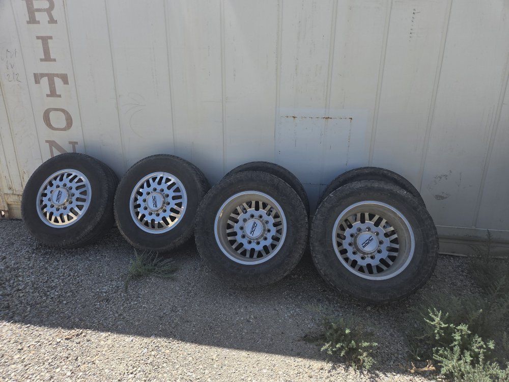 20" ten lugg wheels and tires 