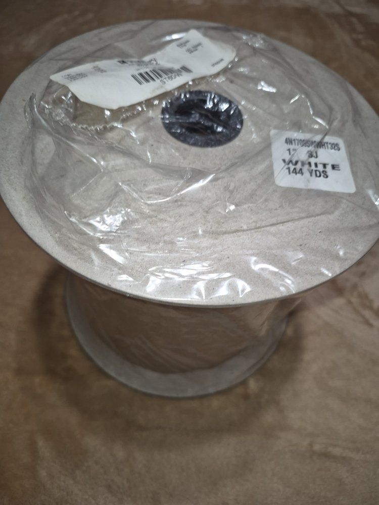 New! Double Shirring Tape White 144yd Spool Rowley #ST60/W Roll Sewing