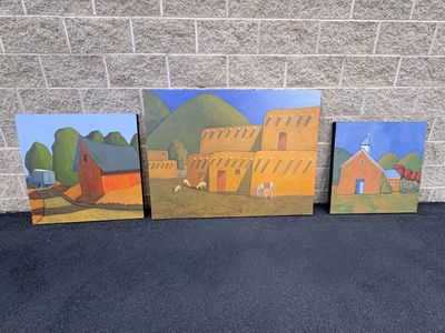Beautiful, Robert Burt original oil paintings on canvas. Fantastic fine art Southwestern cost over $9,600 in gallery