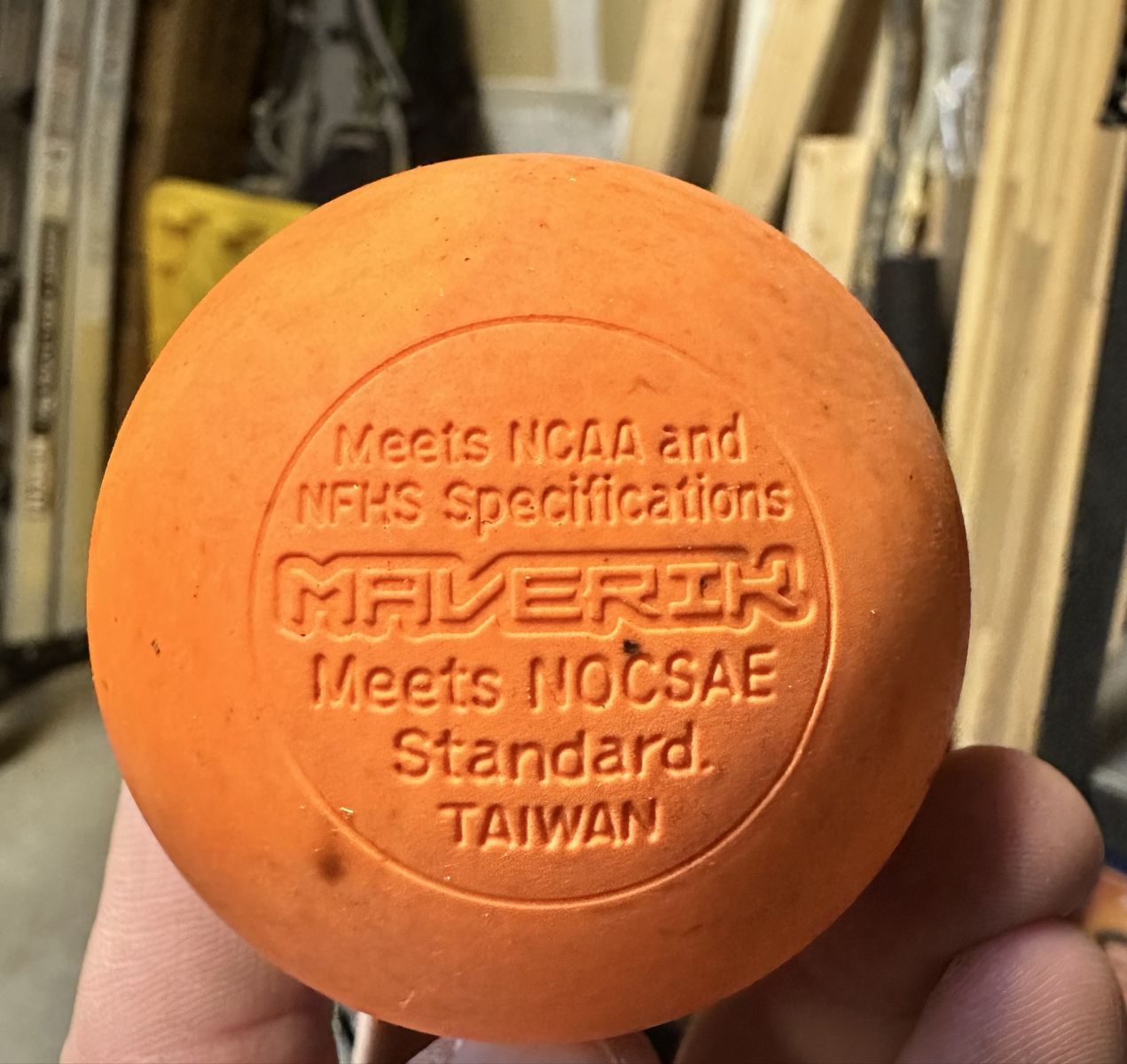 Maverik Lacrosse Balls - Orange - Bucket of 13
