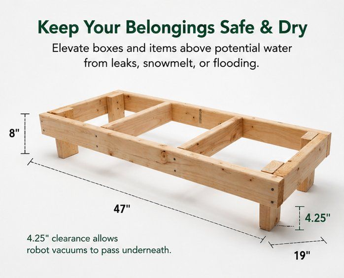 Wooden Storage Riser/Platform