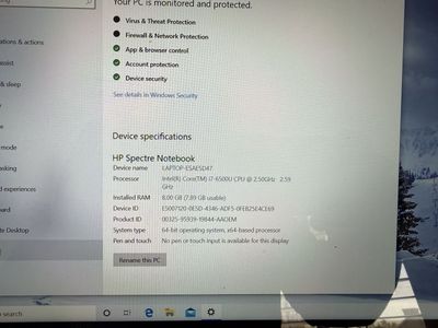 HP Spectre Notebook