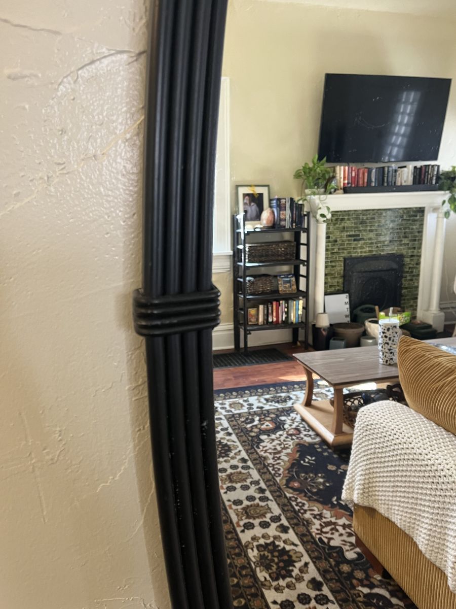 Full Body Mirror - Black Iron