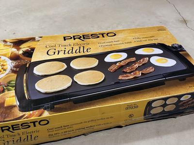 Presto Cool Touch Electric Griddle Stock No. 07030