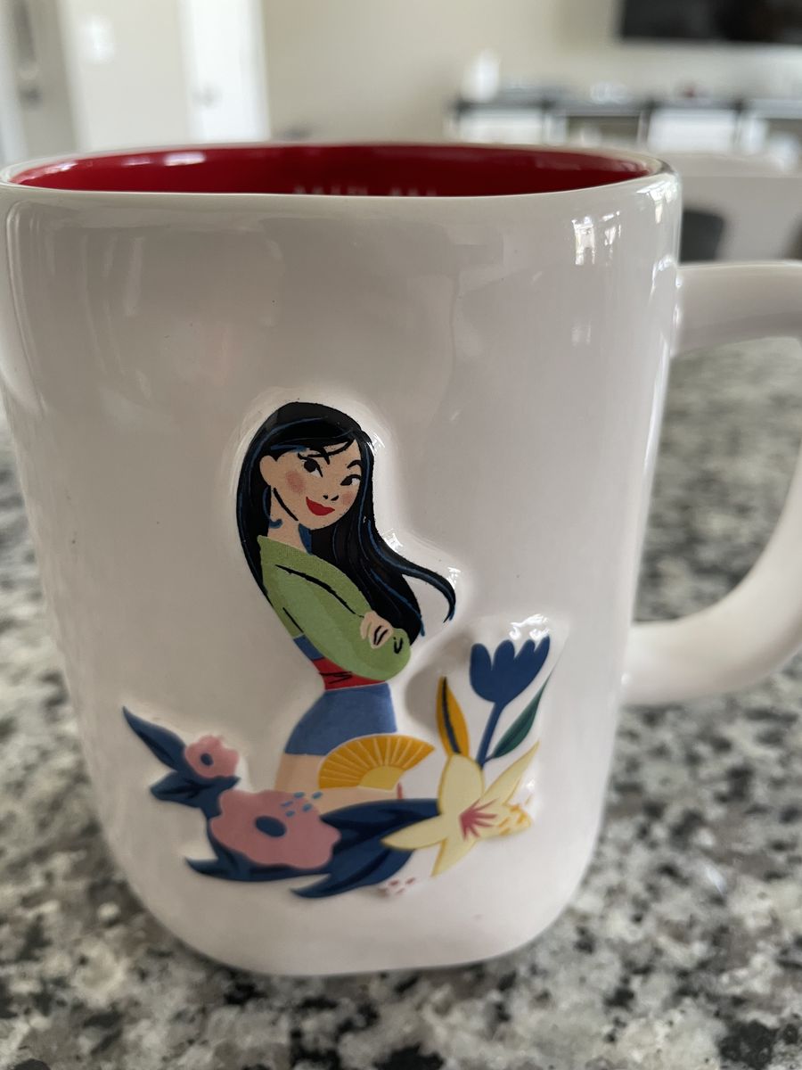 Rae Dunn Disney Princess Mulan Coffee Mug Cup