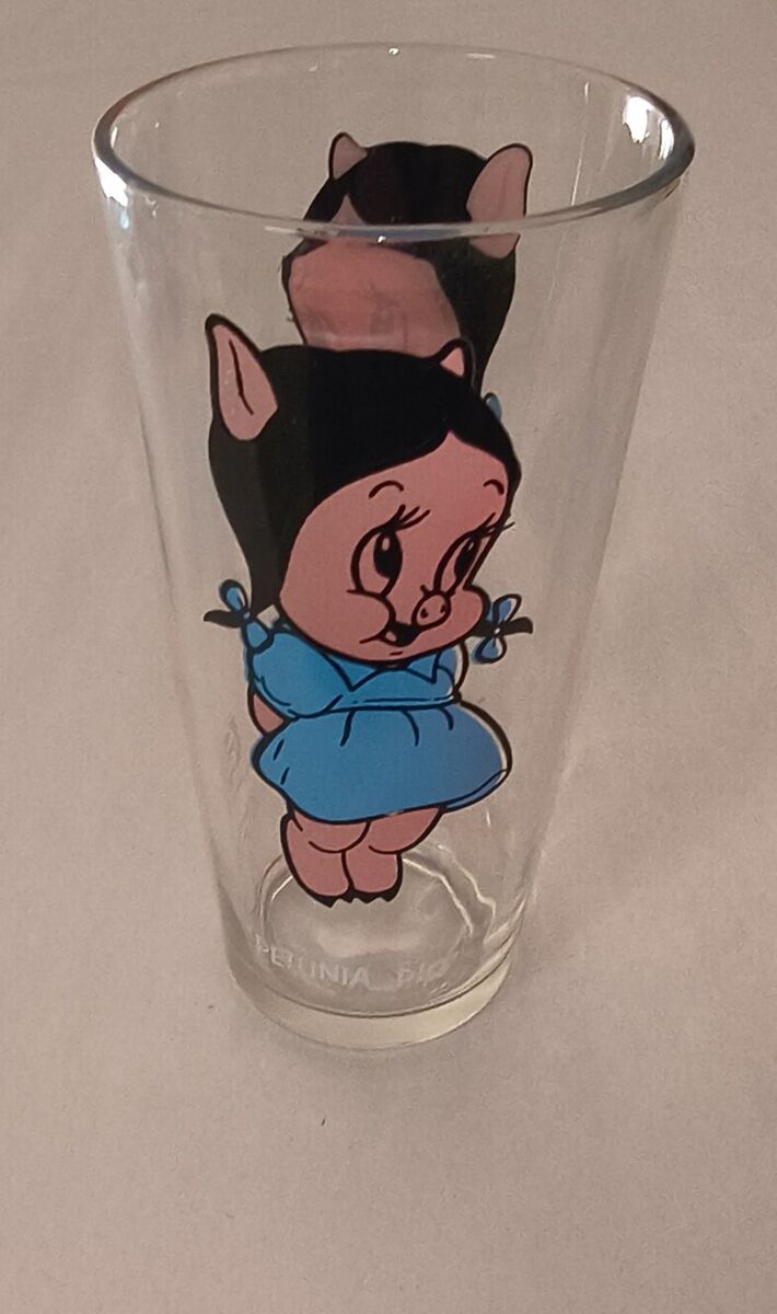 petunia pig glass
