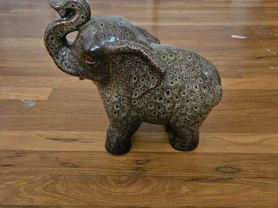 Elephant ceramic statue