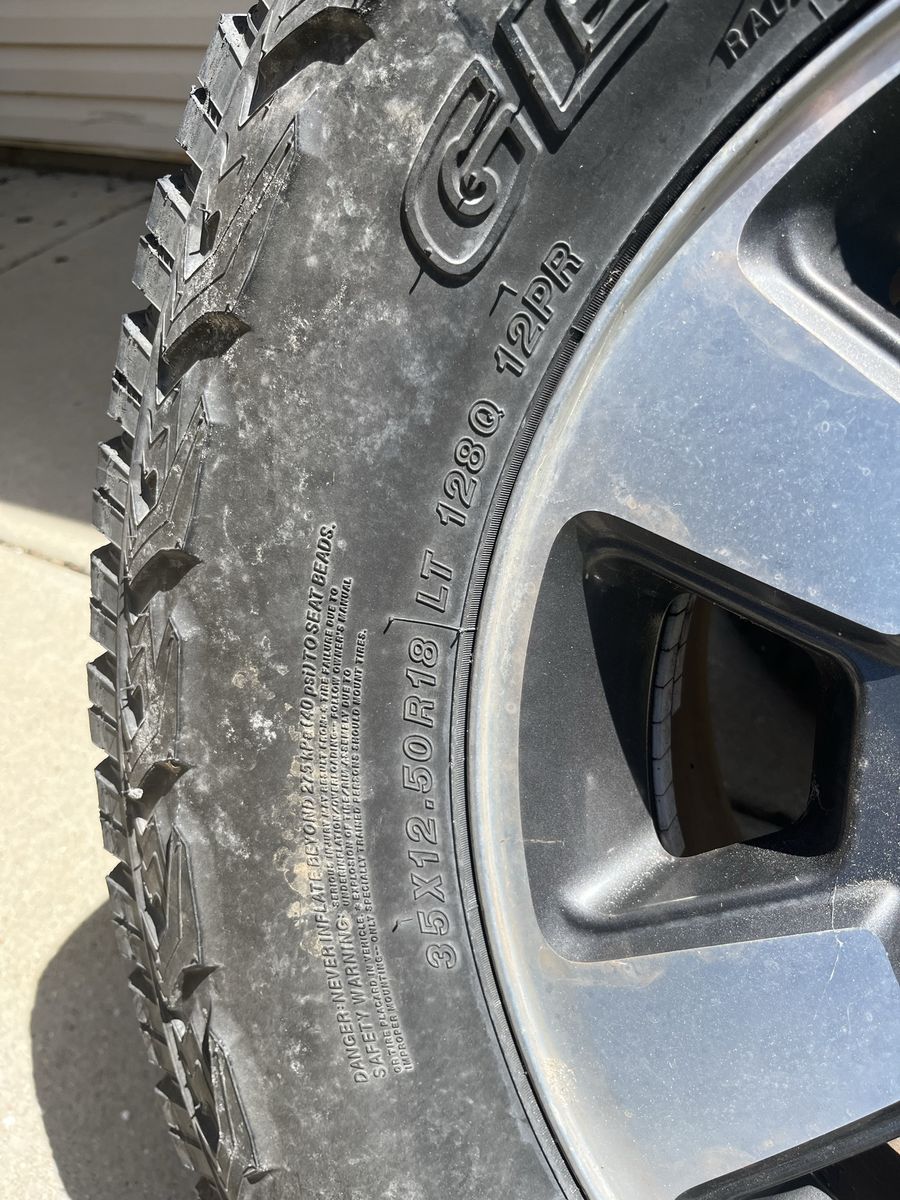 Yokohama Geolandar x-at tires and rims
