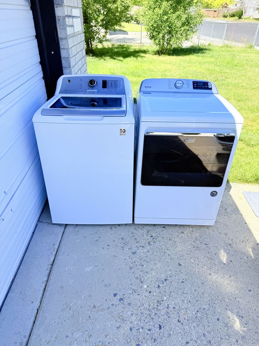 Washer and electric dryer