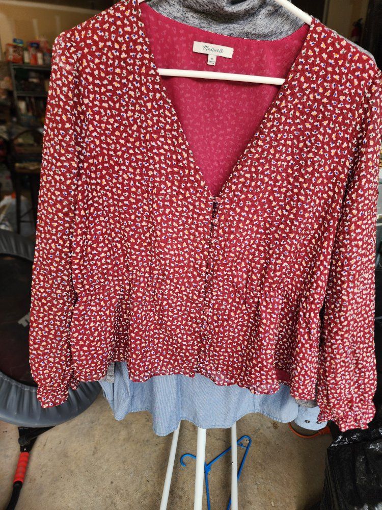 Madewell blouse size medium
