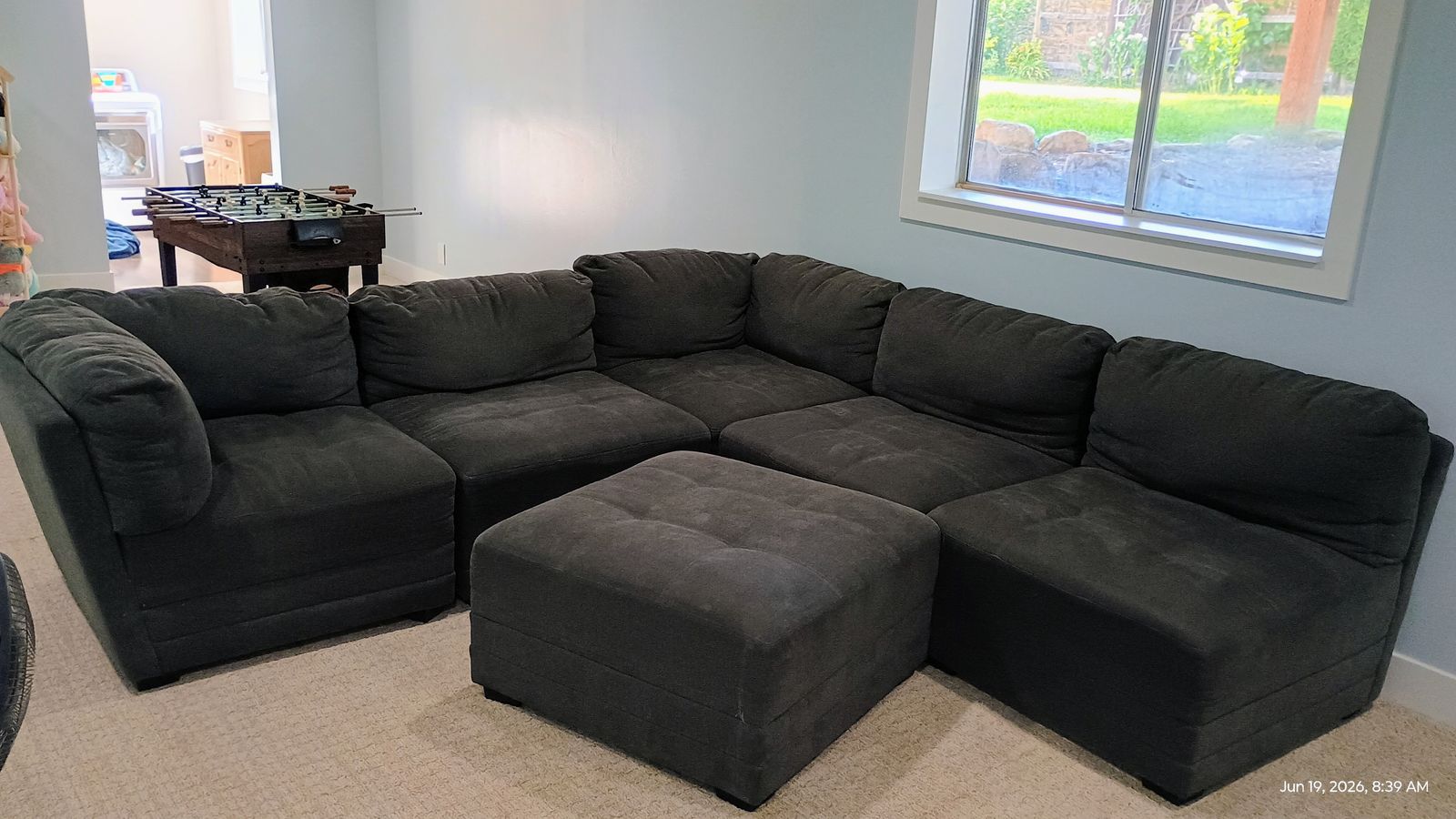 Grey Cloth 7 price Sectional Sfa