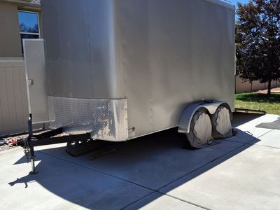Used 12 Ft Extra Tall Insulated Enclosed Trailer