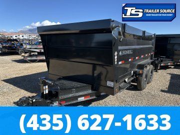 7x14 Iron Bull DTB Dump Trailer - 48" Sides - 15K GVWR