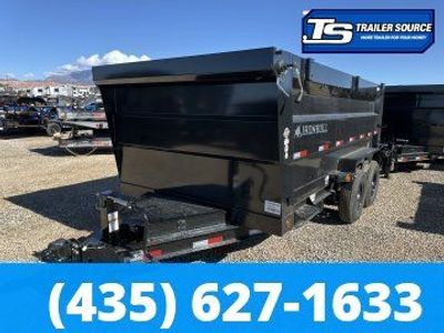 7x14 Iron Bull DTB Dump Trailer - 48" Sides - 15K GVWR