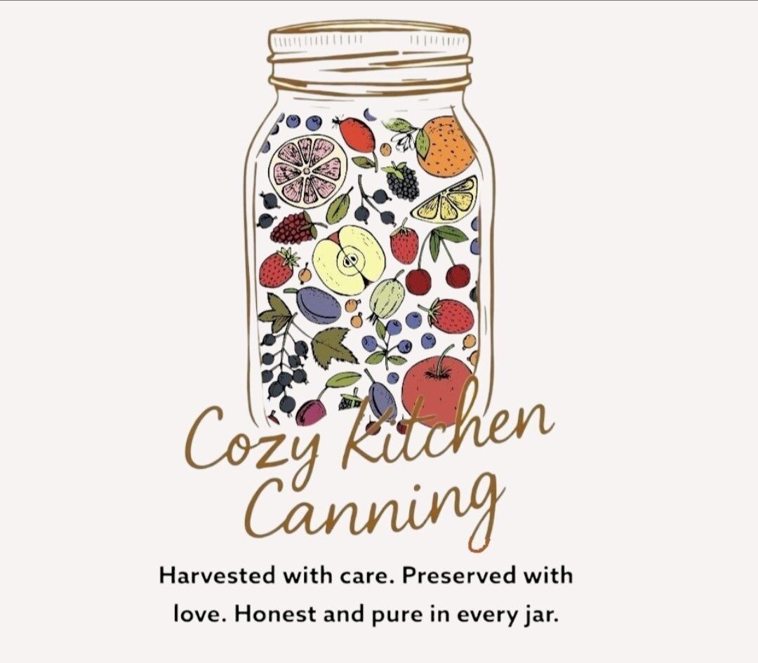 Cozy Kitchen Canning. canned goods available!