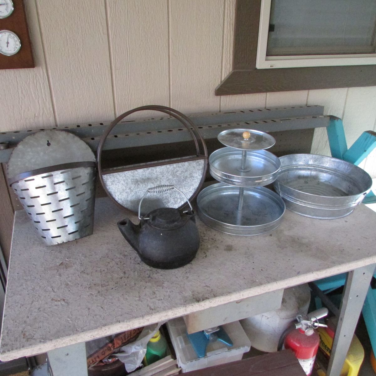 5 Steel Yard Decorations for Plants for 20.00