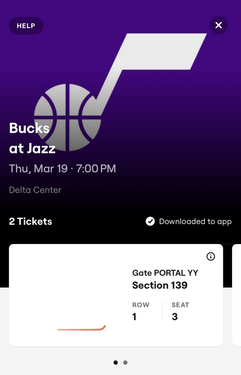Jazz Bucks Front Row TONIGHT