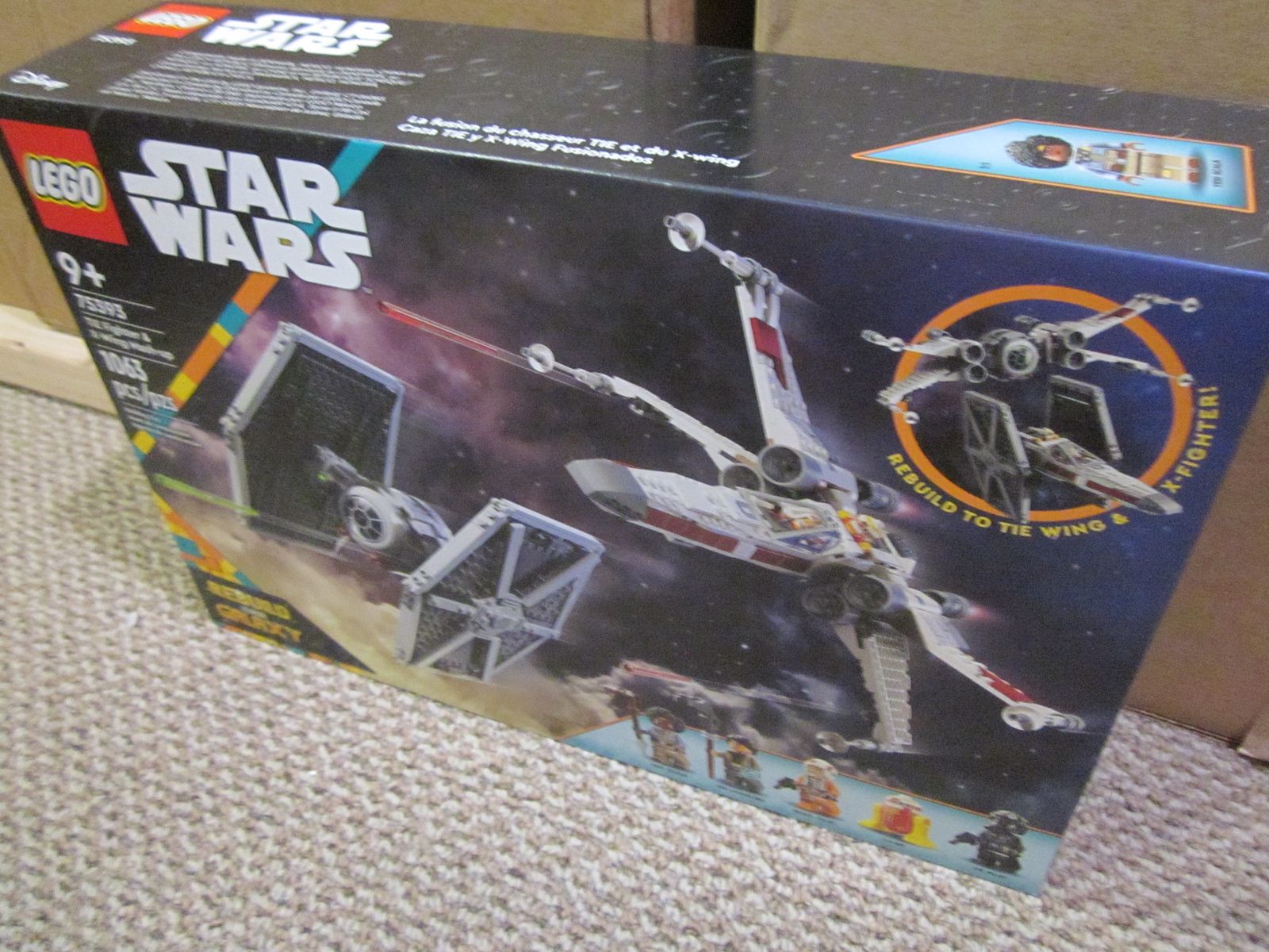 Lego 75393 Star Wars TIE Fighter & X-Wing Mash-up New Sealed