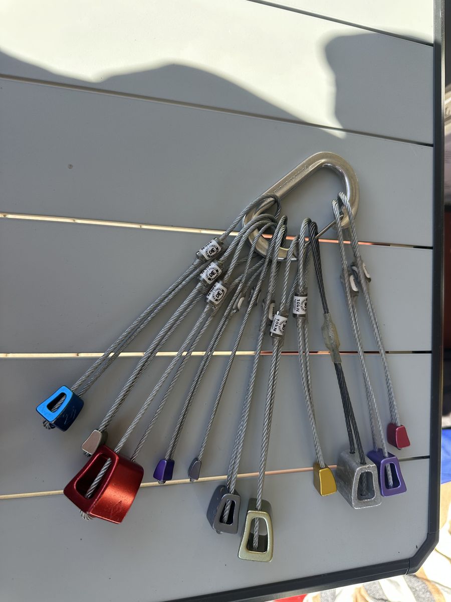 Black Diamond Rock Climbing Stoppers (11 of them)