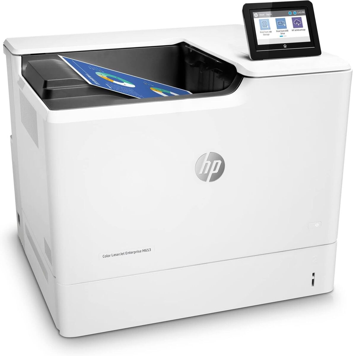 HP M653dn Color LaserJet Printer with Duplex Printing #103320
