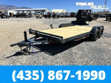 7x18 Lamar CC Flatbed Car Hauler Trailer - 10K GVWR