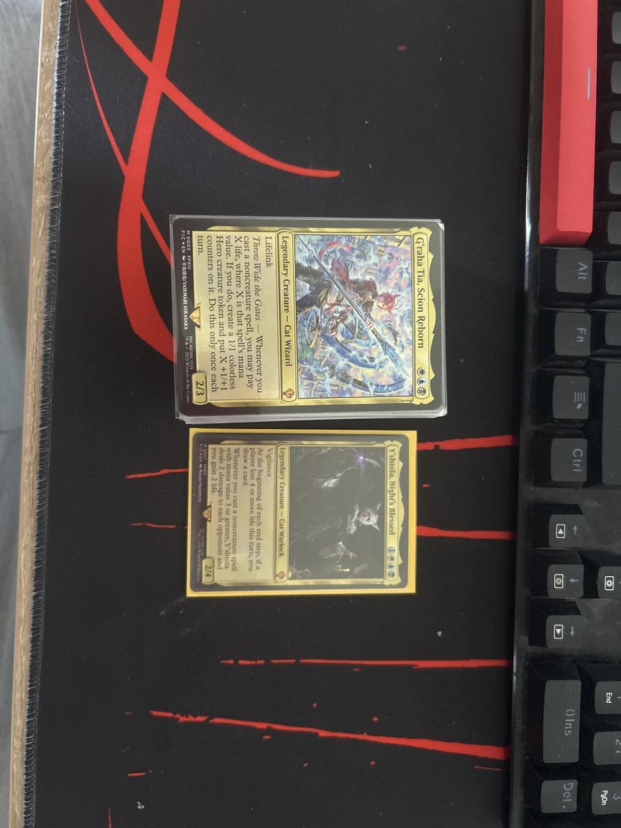 MTG Y'shtola, Night's Blessed & G'raha Tia, Scion Reborn Commander Precon Deck (Penny Sleeved)